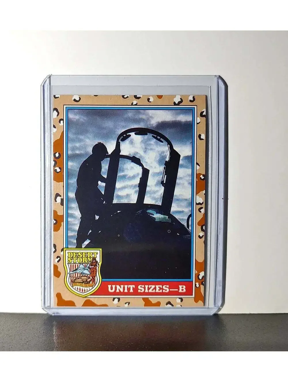 Unit Sizes – B 1991 Topps Desert Storm #142 Card